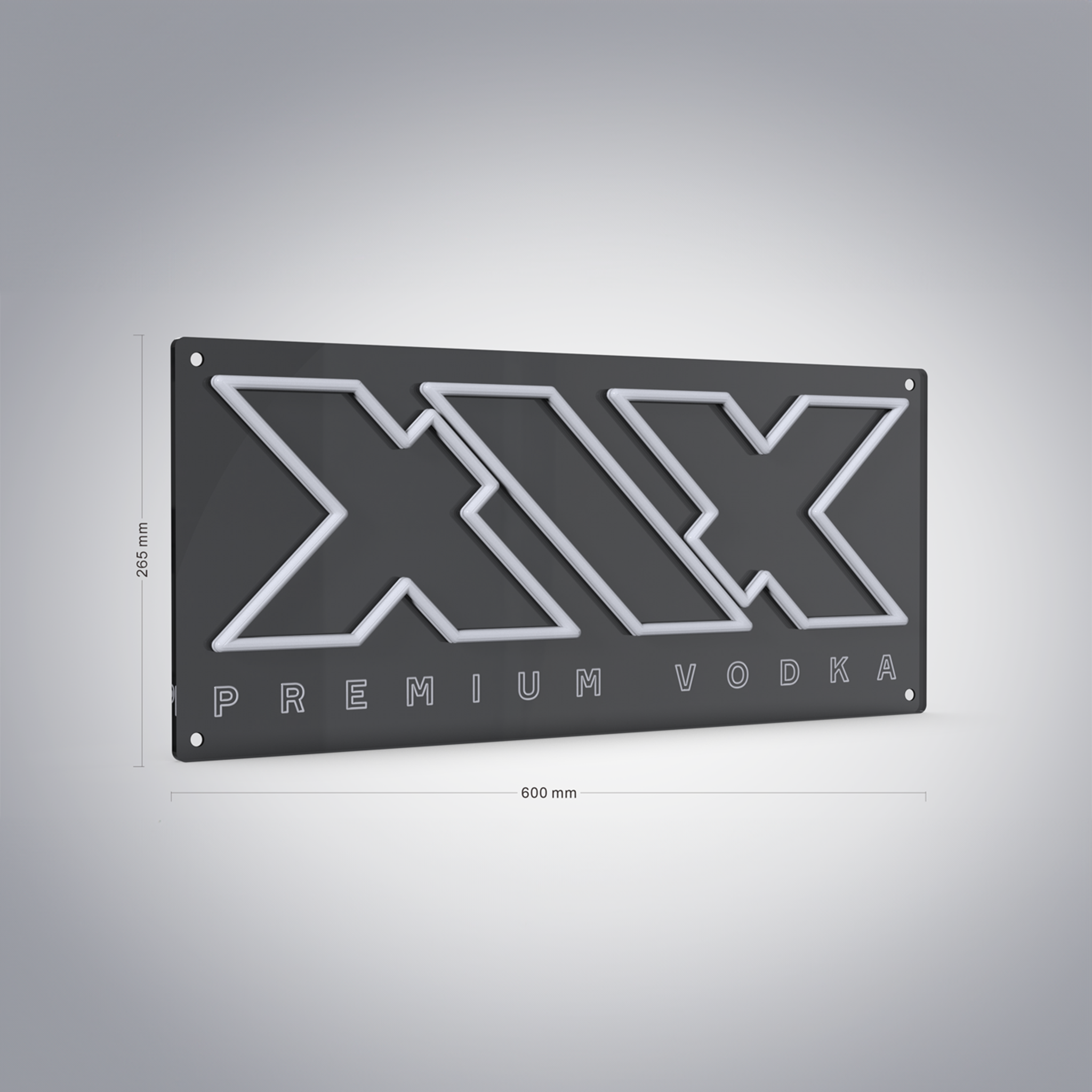XIX Premium Vodka Neon Sign