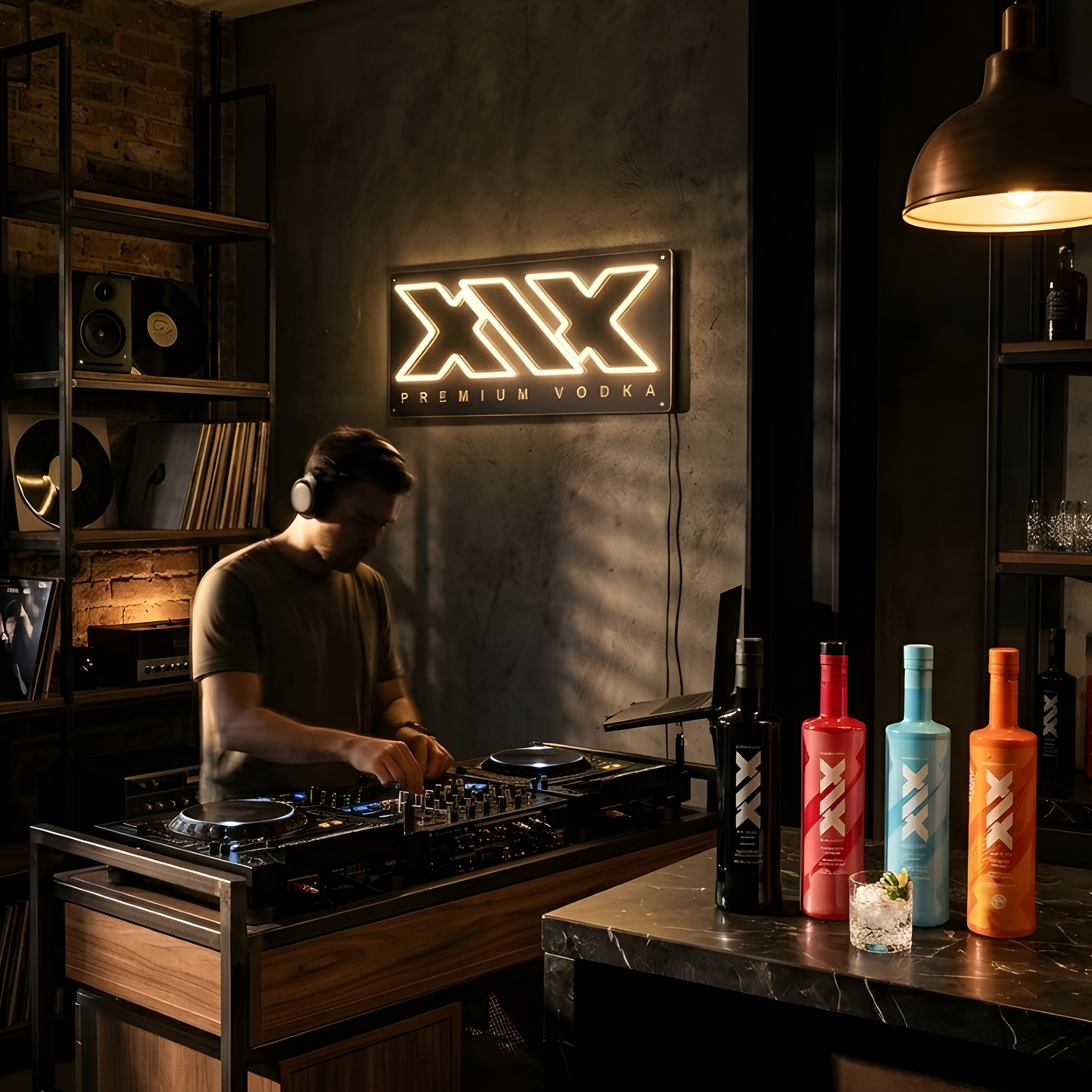 XIX Premium Vodka Neon Sign