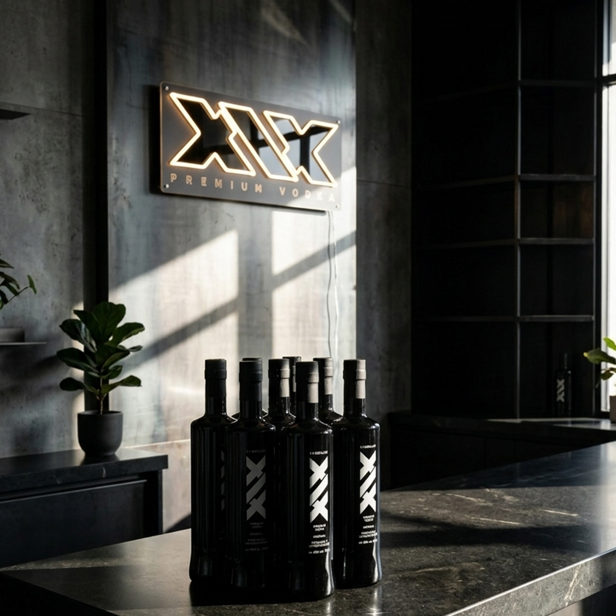 XIX Premium Vodka Neon Sign